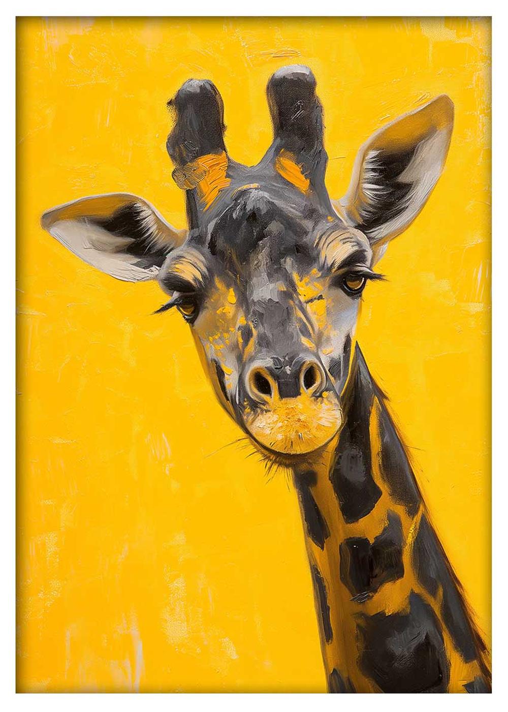 Giraffe – Canvas & Poster Wall Art – T943 Wildlife Series MAKEDAI