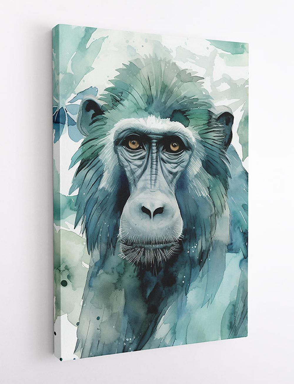 Monkey – Canvas & Poster Wall Art – T502 Wildlife Series MAKEDAI