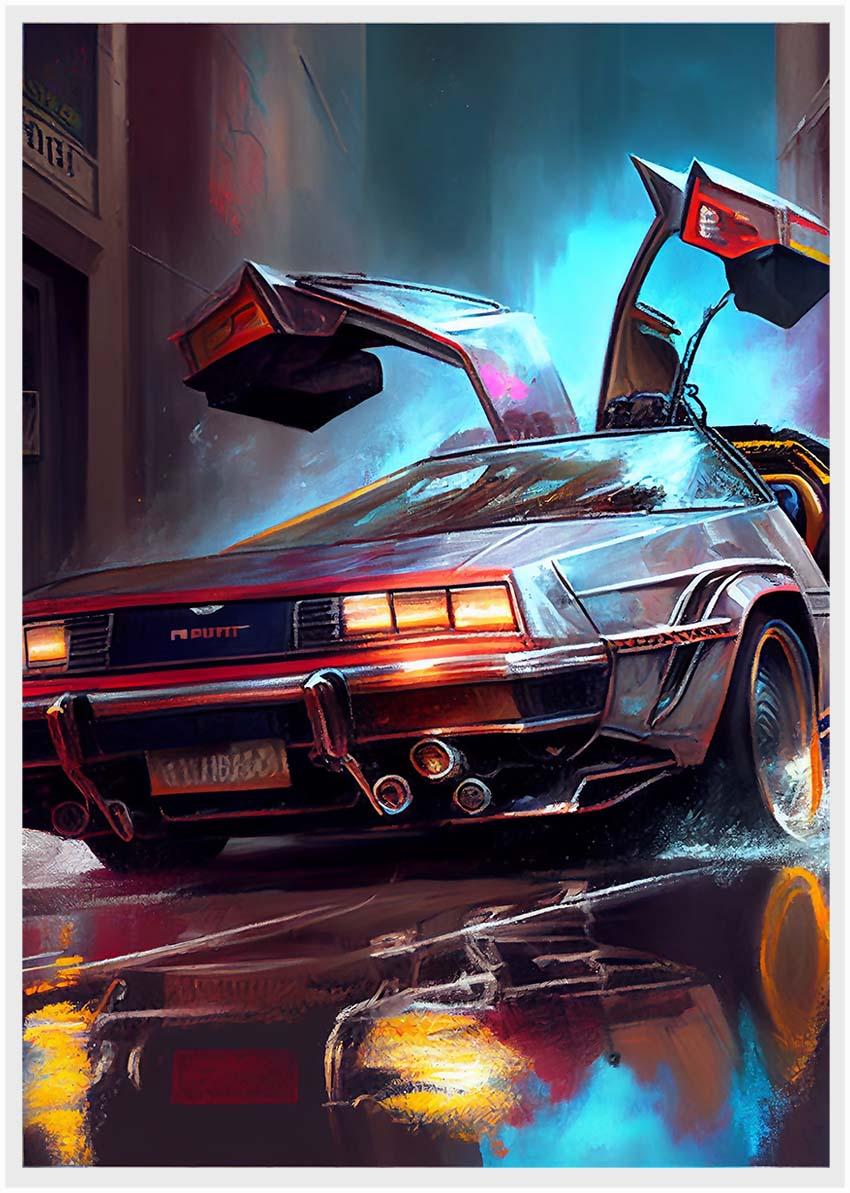 P10 – Back to the Future Canvas Art Prints, Posters, and Wall Art – Pop Art Collection MAKEDAI