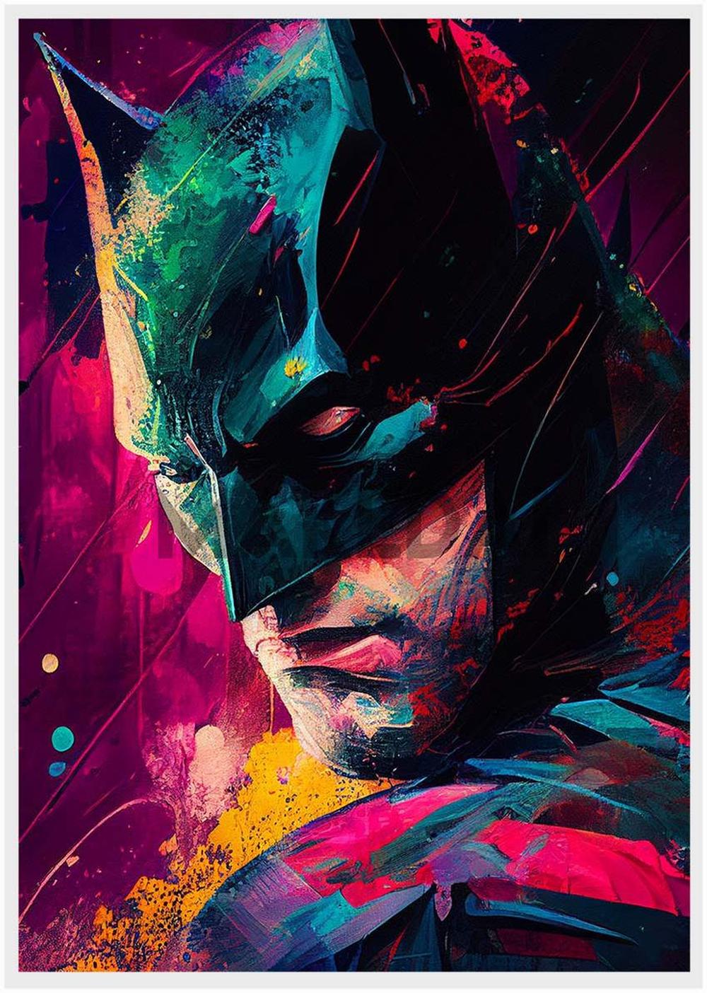 P133 – Batman Canvas Art Prints, Posters, and Wall Art – Superhero Collection MAKEDAI