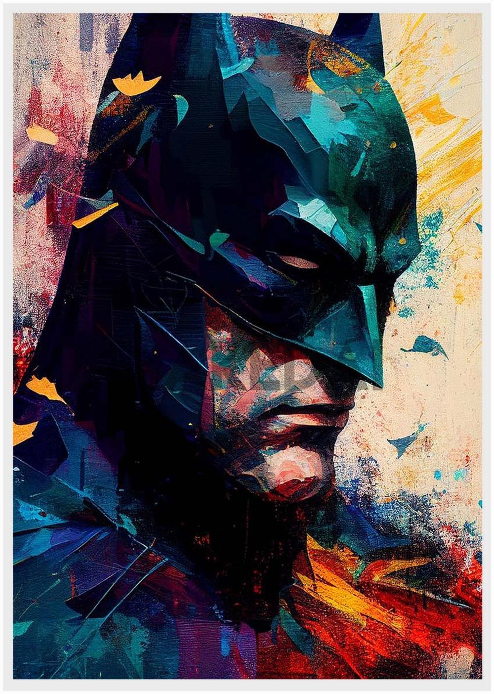 P134 – Batman Canvas Art Prints, Posters, and Wall Art – Superhero Collection MAKEDAI