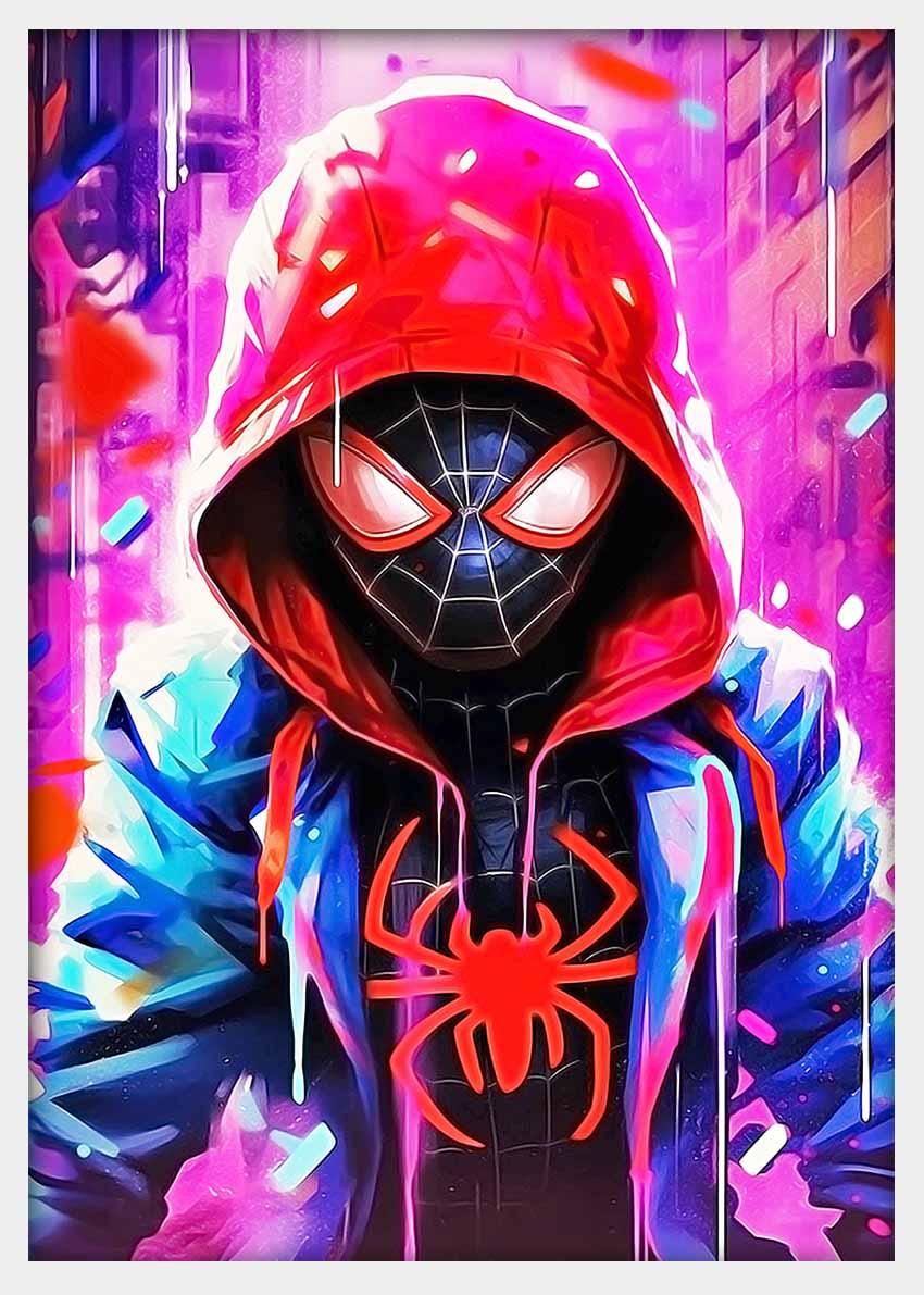 P224 – Spiderman Canvas Art Prints, Posters, and Wall Art – Superhero Collection MAKEDAI