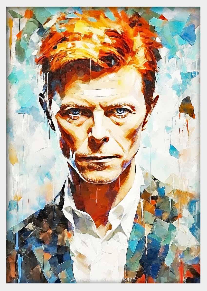 P245 – David Bowie Canvas Art Prints, Posters, and Wall Art – Pop Art Collection MAKEDAI