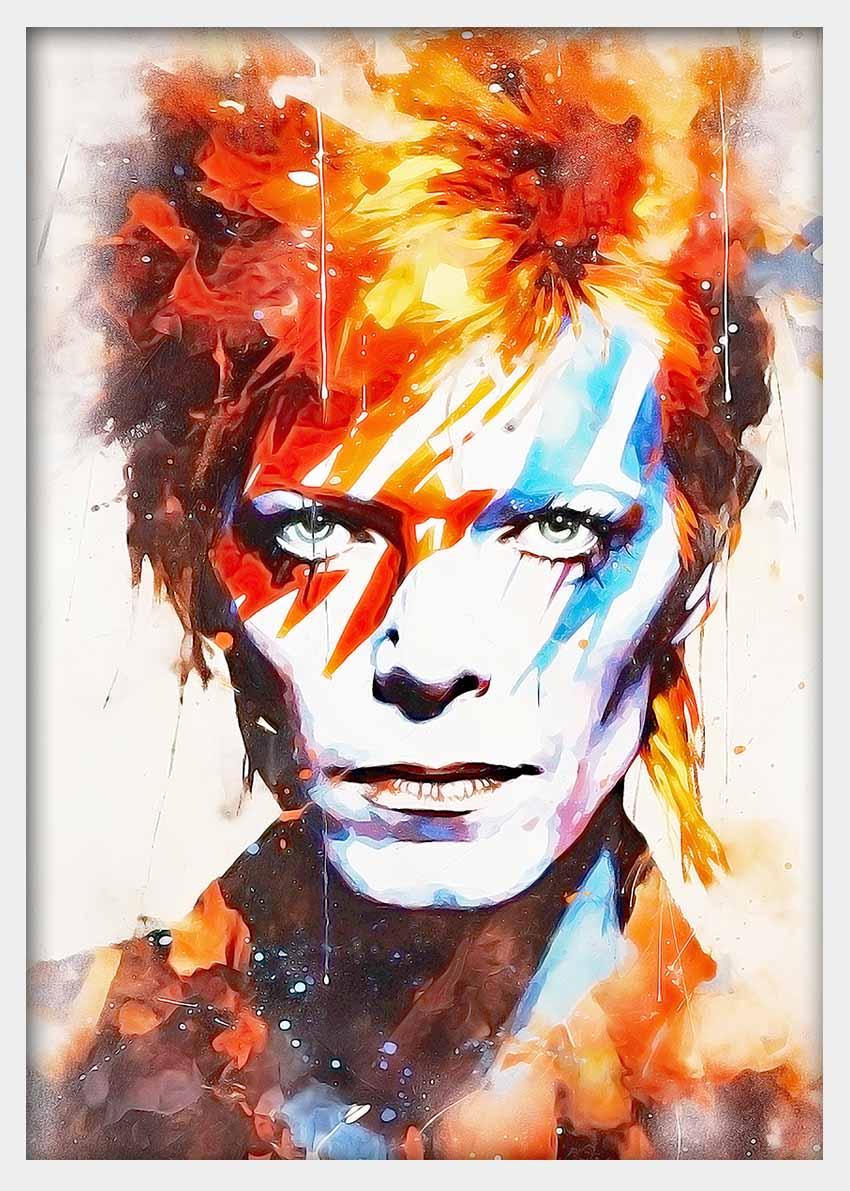 P246 – David Bowie Canvas Art Prints, Posters, and Wall Art – Pop Art Collection MAKEDAI