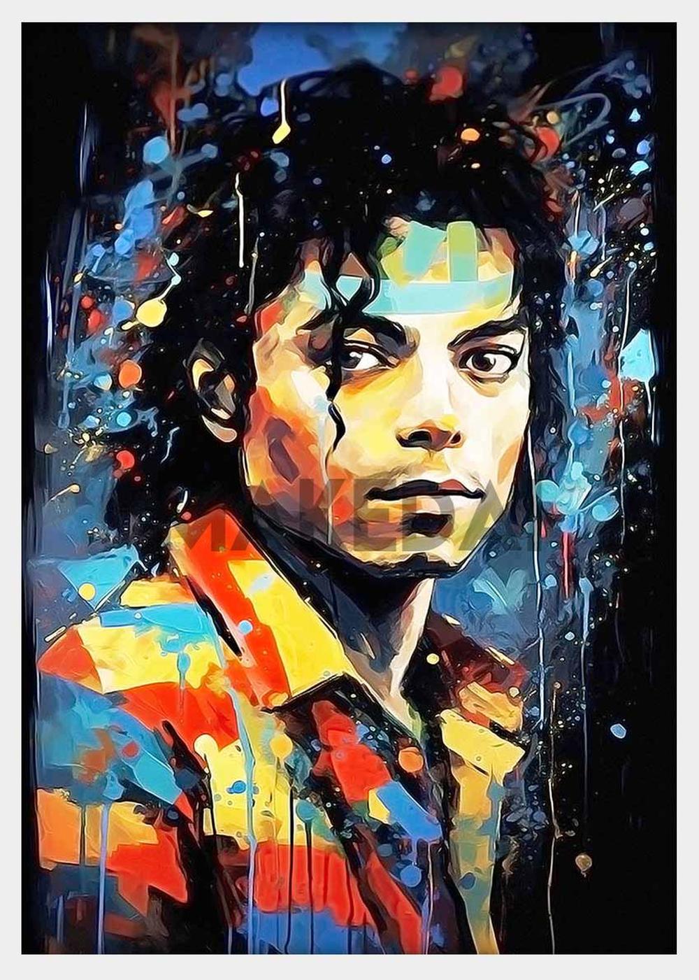 P277 – Michael Jackson Canvas Art Prints, Posters, and Wall Art – Pop Art Collection MAKEDAI