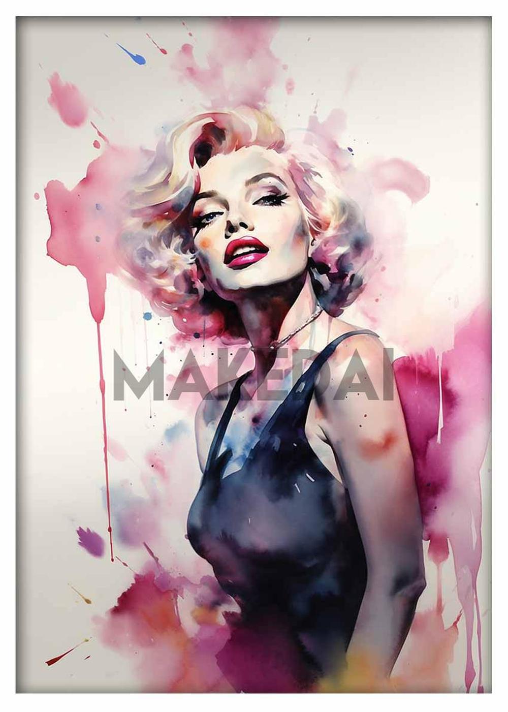 P307 – Marilyn Monroe Canvas Art Prints, Posters, and Wall Art – Pop Art Collection MAKEDAI