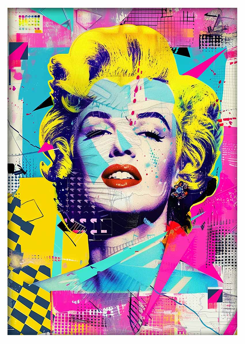 P361 – Marilyn Monroe Canvas Art Prints, Posters, and Wall Art – Pop Art Collection MAKEDAI