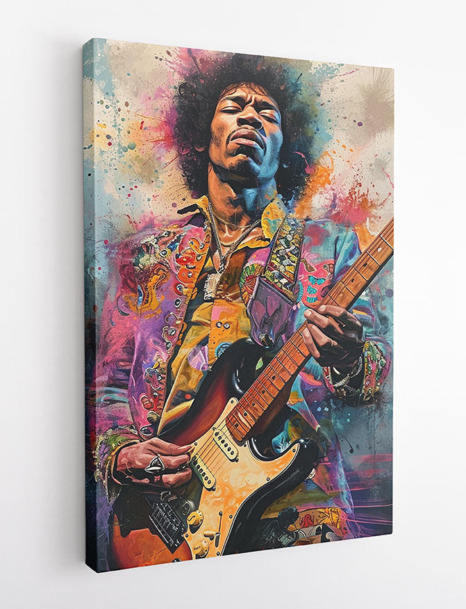 P371 – Jimi Hendrix Canvas Art Prints, Posters, and Wall Art – Pop Art Collection MAKEDAI