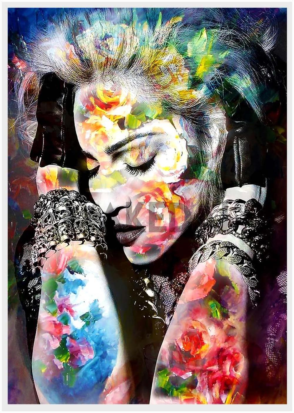 P98 – Madonna Canvas Art Prints, Posters, and Wall Art – Pop Art Collection MAKEDAI