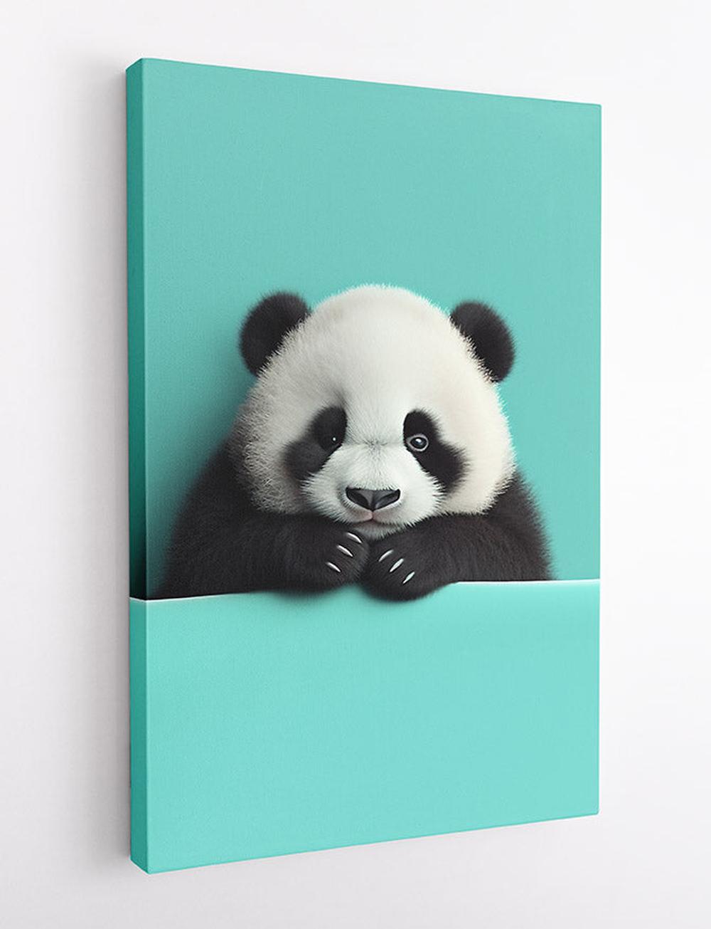 Panda – Canvas & Poster Wall Art – T657 Wildlife Series MAKEDAI