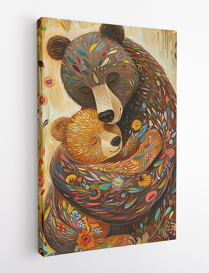 T1038 – Bear Canvas Art Prints, Posters, and Wall Art MAKEDAI 2