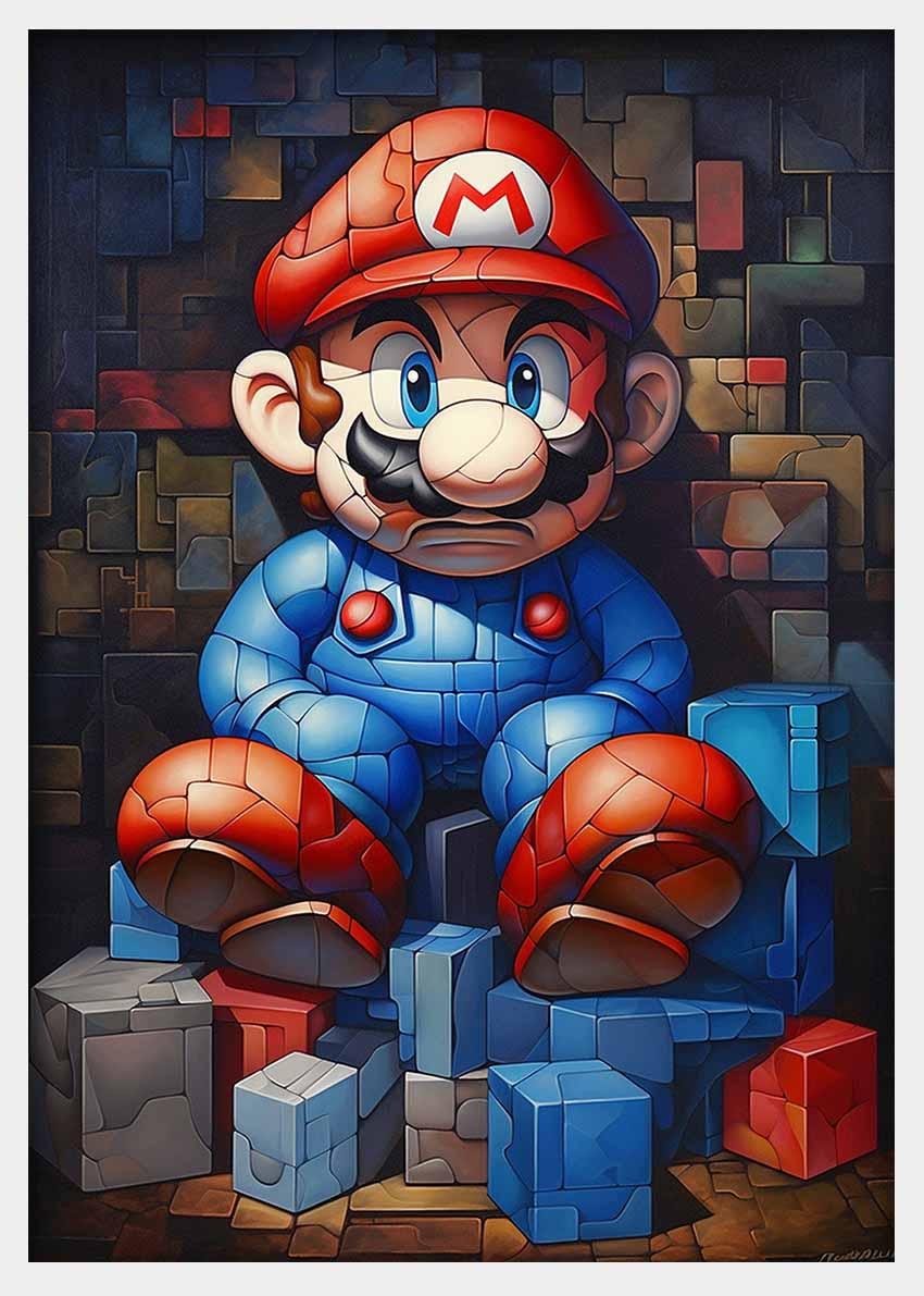 T386 – Super Mario Canvas Art Prints, Posters, and Wall Art – Pop Art Collection MAKEDAI