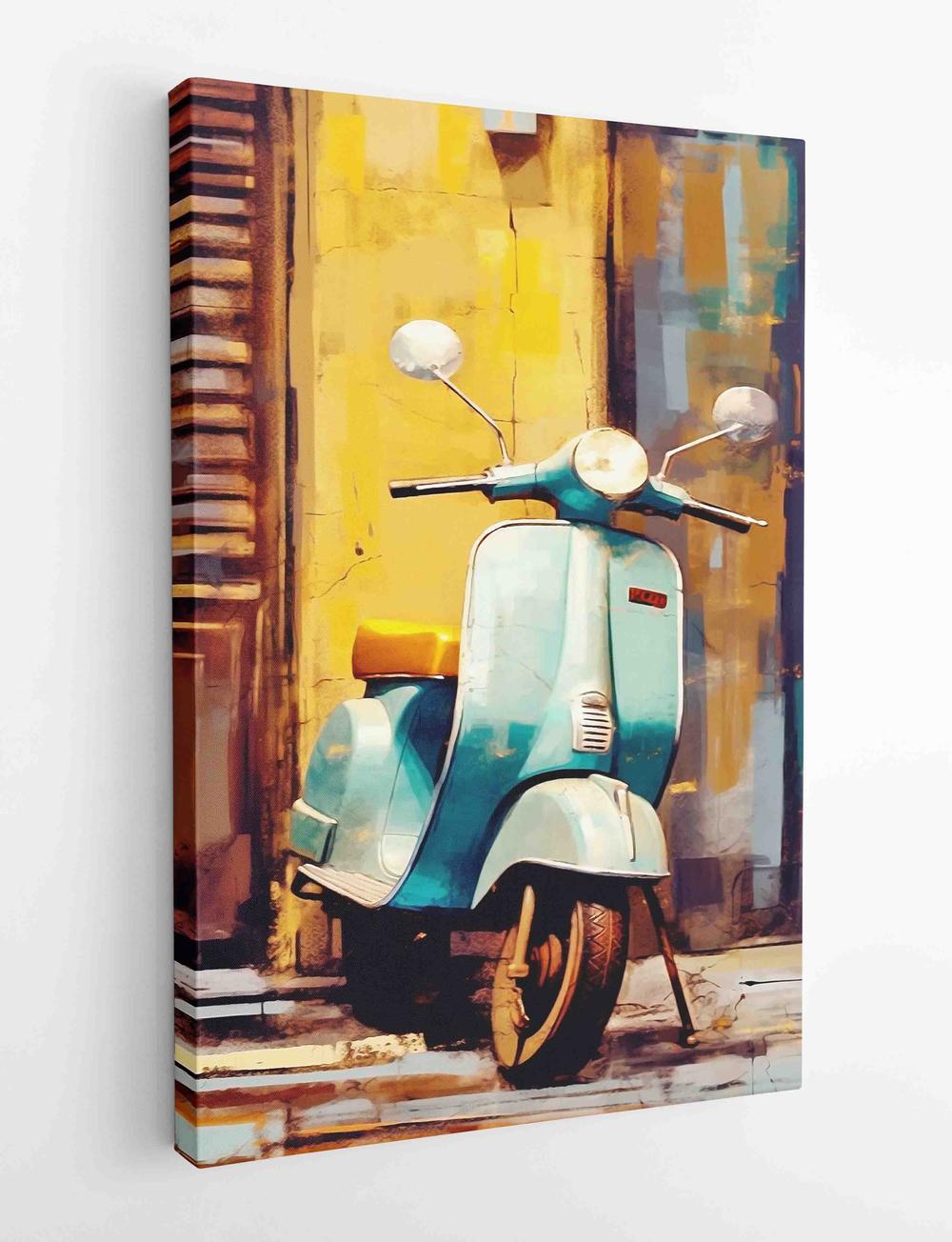 T485 – Motorbike Canvas Art Prints, Posters, and Wall Art – Motorbike Collection MAKEDAI