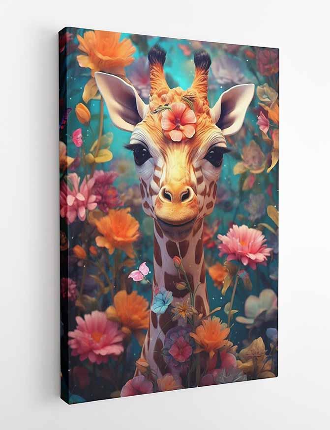 Giraffe – Canvas & Poster Wall Art – T346 Wildlife Series MAKEDAI