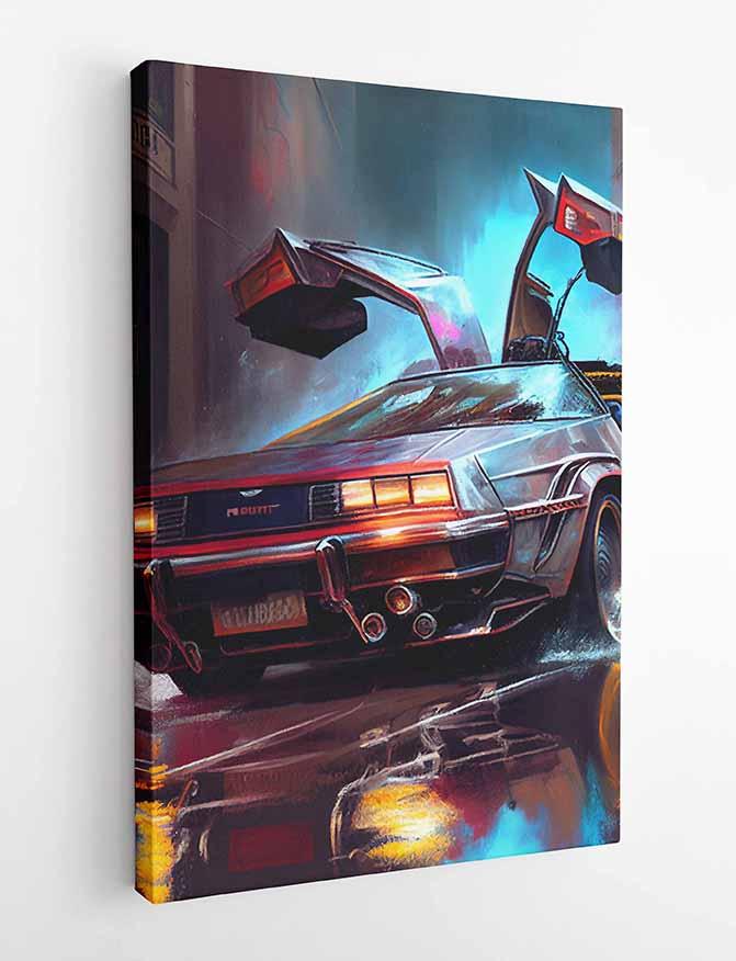 P10 – Back to the Future Canvas Art Prints, Posters, and Wall Art – Pop Art Collection MAKEDAI