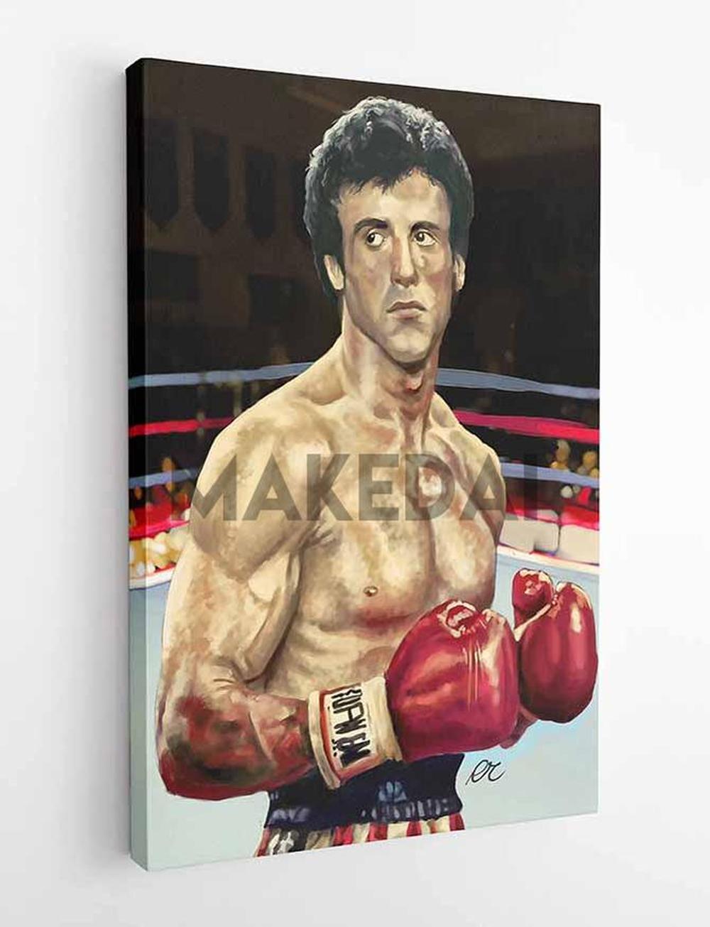 P124 – Rocky Canvas Art Prints, Posters, and Wall Art – Pop Art Collection MAKEDAI