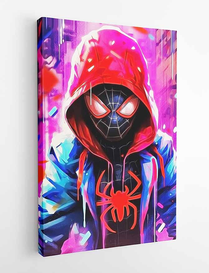 P224 – Spiderman Canvas Art Prints, Posters, and Wall Art – Superhero Collection MAKEDAI