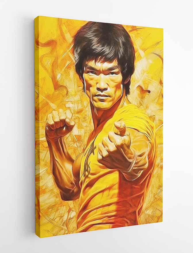 P239 – Bruce Lee Canvas Art Prints, Posters, and Wall Art – Pop Art Collection MAKEDAI