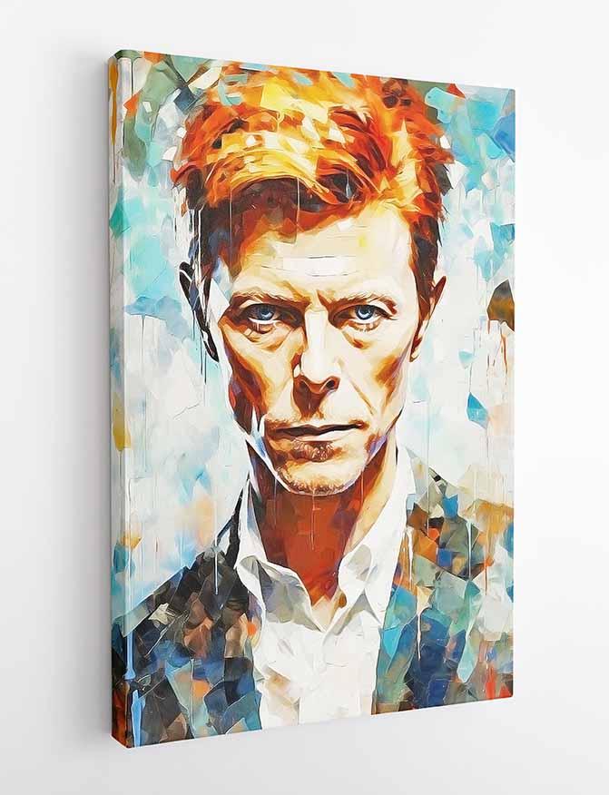 P245 – David Bowie Canvas Art Prints, Posters, and Wall Art – Pop Art Collection MAKEDAI