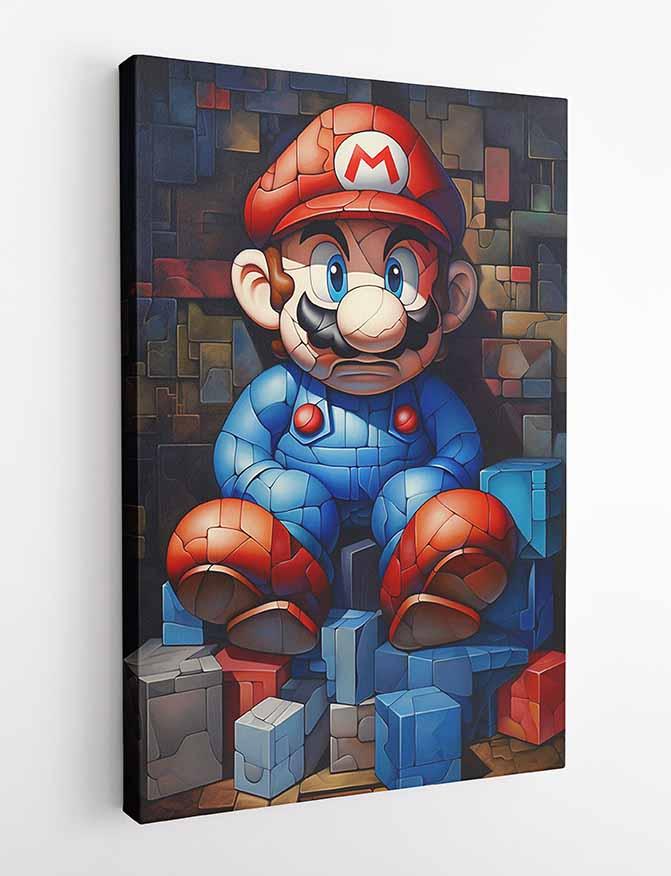 T386 – Super Mario Canvas Art Prints, Posters, and Wall Art – Pop Art Collection MAKEDAI