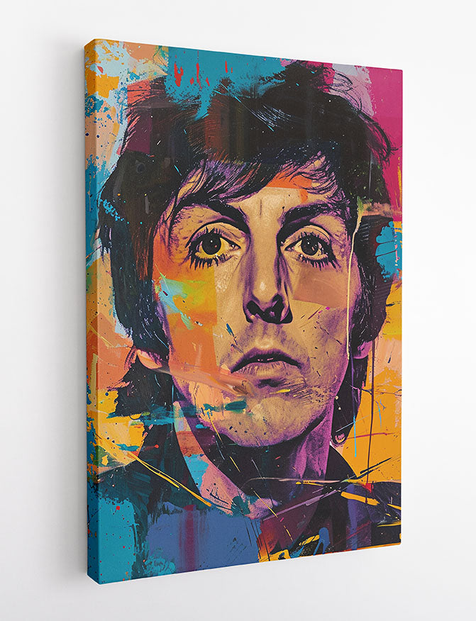 P360 – Paul McCartney Canvas Art Prints, Posters, and Wall Art – Pop Art Collection MAKEDAI