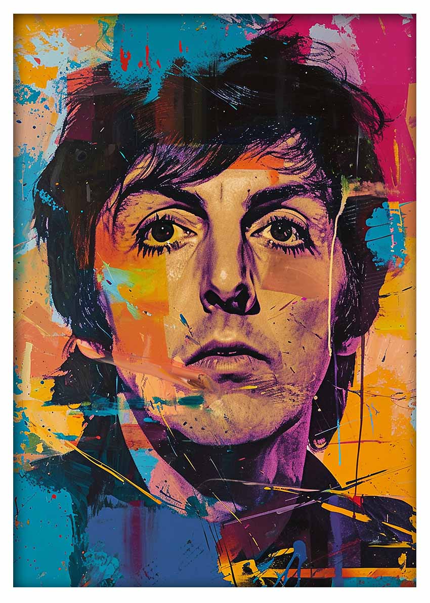 P360 – Paul McCartney Canvas Art Prints, Posters, and Wall Art – Pop Art Collection MAKEDAI