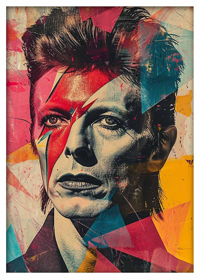 P376 – David Bowie Canvas Art Prints, Posters, and Wall Art – Pop Art Collection MAKEDAI