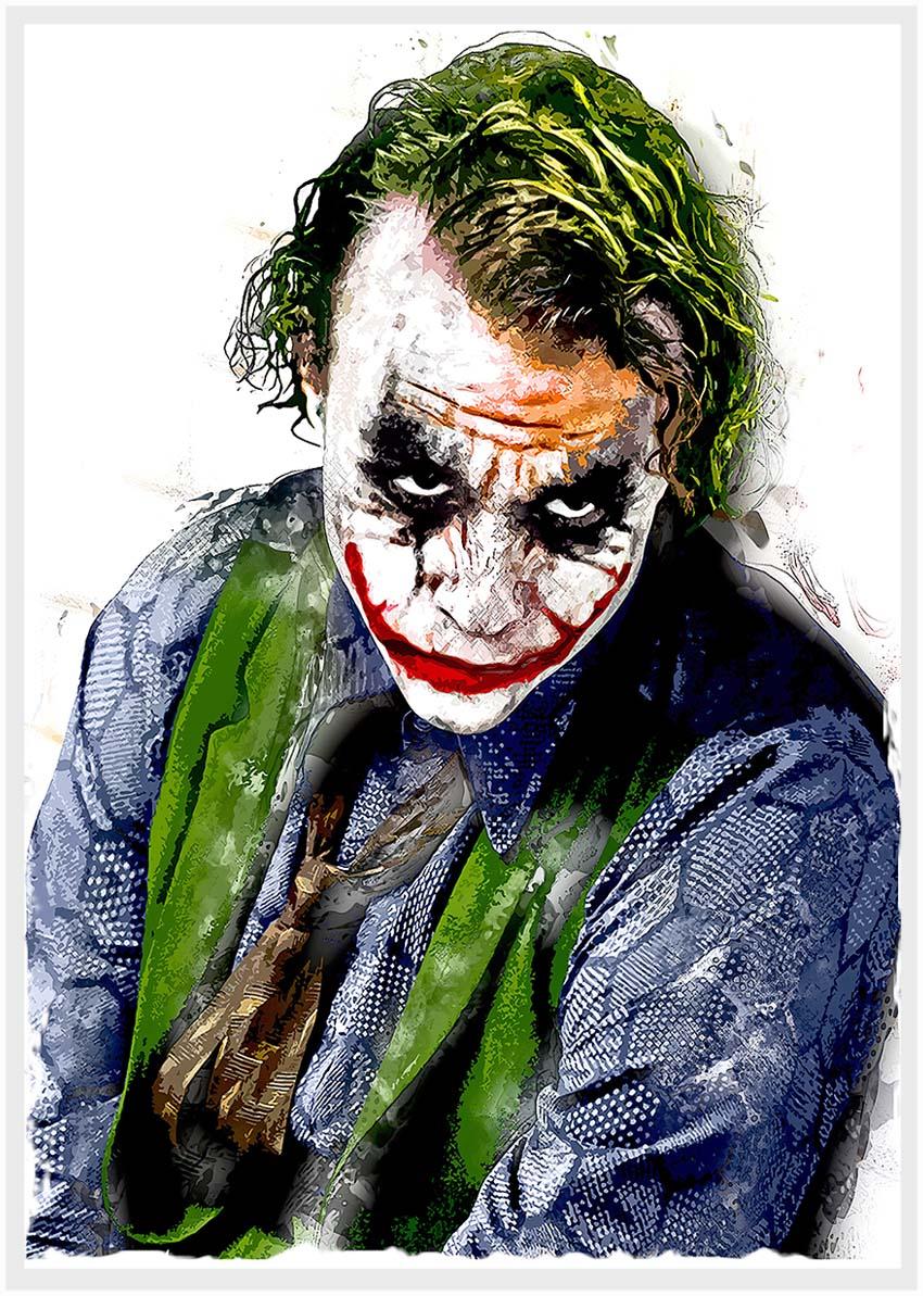 P56 – Joker Canvas Art Prints, Posters, and Wall Art – Pop Art Collection MAKEDAI