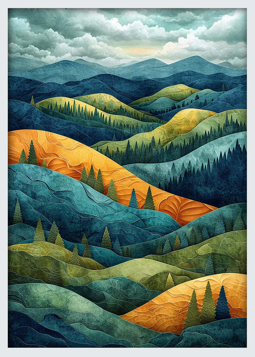 T1018 – Landscape & Scenery Canvas Art Prints, Posters, and Wall Art MAKEDAI
